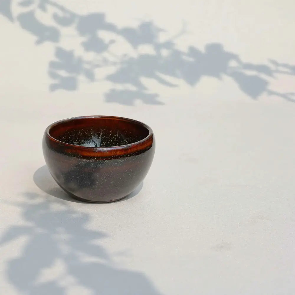 Oolong Tea Dust Glaze Incense Burner - burner