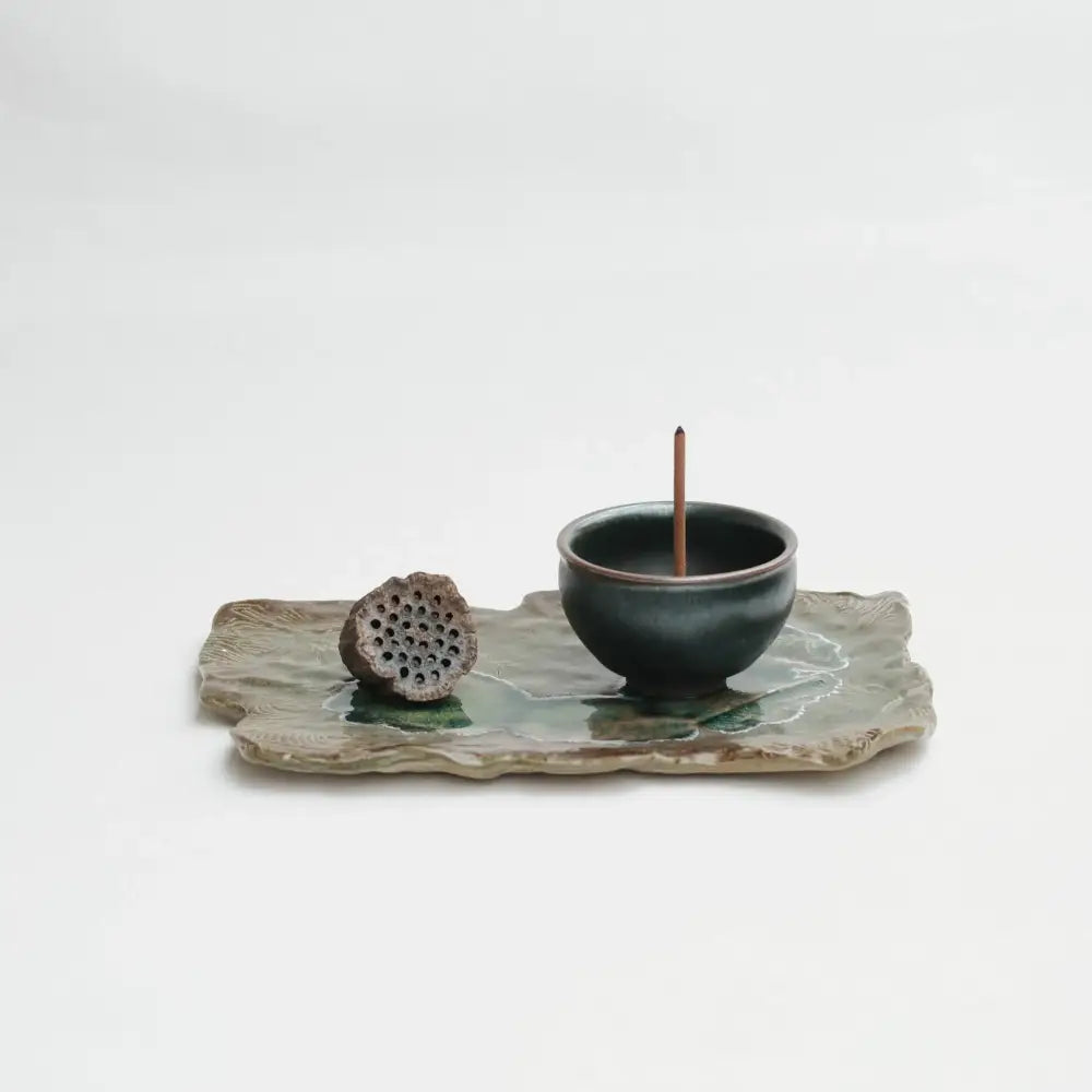 Terra Incense Burner - Black - burner