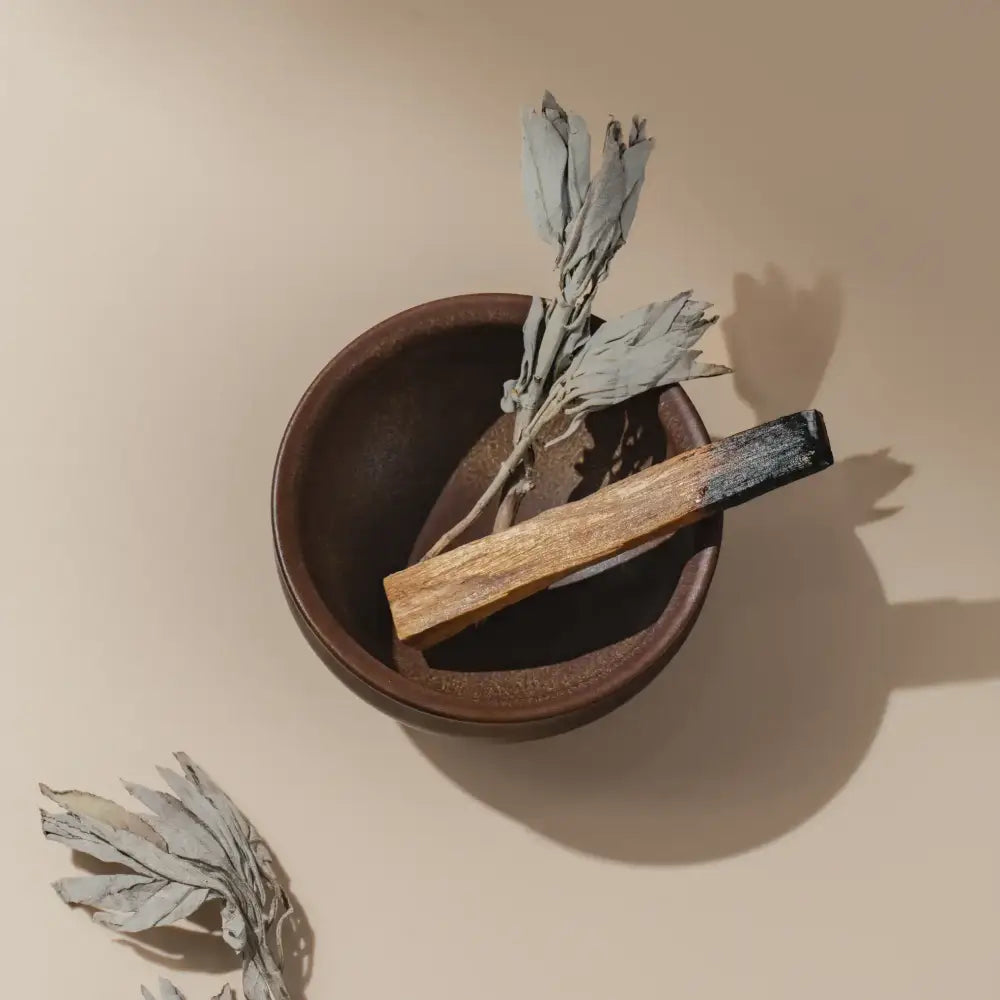 Terra Incense Burner - Brown - bowl